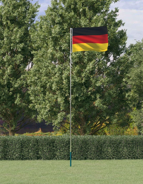Încărcați imaginea în vizualizatorul Galerie, Steag Germania și stâlp din aluminiu, 5,55 m Lando - Lando

