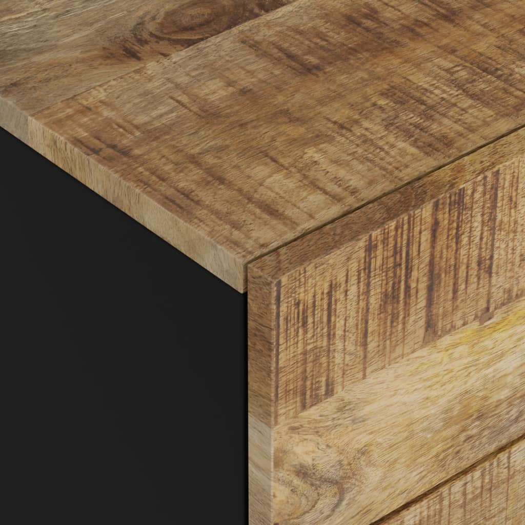 Noptieră, 50x33x62 cm, lemn masiv mango și lemn prelucrat - Lando