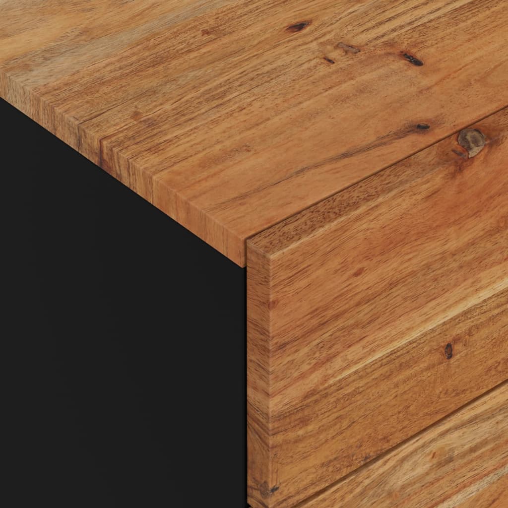 Noptieră, 50x33x60 cm, lemn masiv acacia și lemn prelucrat - Lando