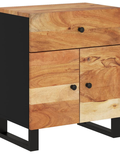 Загрузите изображение в средство просмотра галереи, Noptieră, 50x33x60 cm, lemn masiv acacia și lemn prelucrat - Lando

