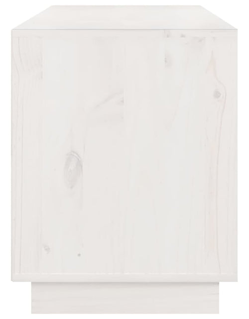 Încărcați imaginea în vizualizatorul Galerie, Comodă TV, alb, 176x37x47,5 cm, lemn masiv de pin Lando - Lando
