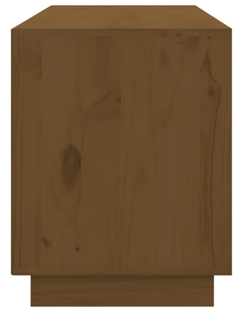Încărcați imaginea în vizualizatorul Galerie, Comodă TV, maro miere, 176x37x47,5 cm, lemn masiv de pin Lando - Lando

