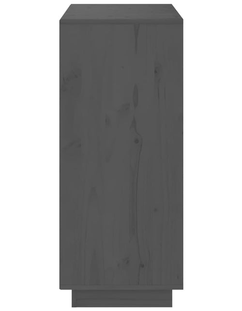 Загрузите изображение в средство просмотра галереи, Servantă, gri, 70x34x80 cm, lemn masiv de pin Lando - Lando
