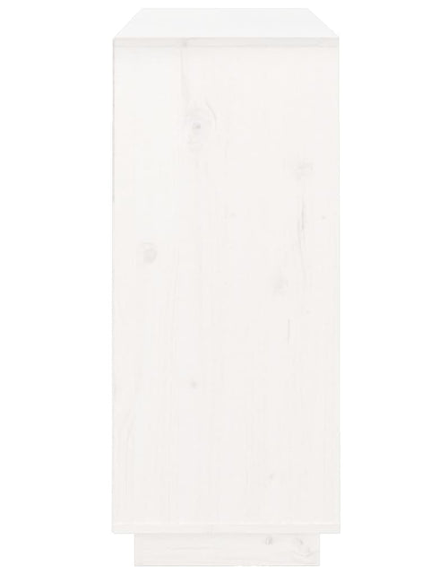 Загрузите изображение в средство просмотра галереи, Servantă, alb, 104,5x34x80 cm, lemn masiv de pin Lando - Lando
