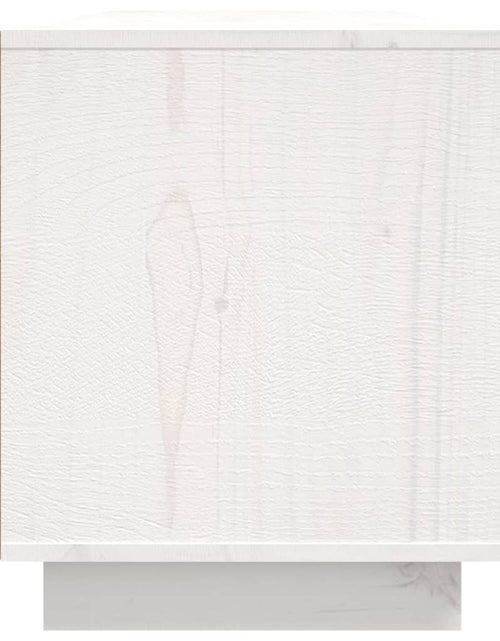 Încărcați imaginea în vizualizatorul Galerie, Comodă TV, alb, 156x37x45 cm, lemn masiv de pin Lando - Lando

