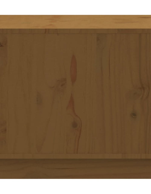Загрузите изображение в средство просмотра галереи, Măsuță de cafea, maro miere, 120x50x40,5 cm, lemn masiv de pin Lando - Lando
