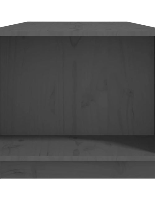 Загрузите изображение в средство просмотра галереи, Măsuță de cafea, gri, 110x50x40 cm, lemn masiv de pin Lando - Lando
