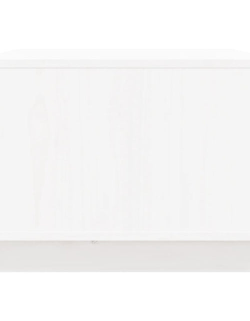 Încărcați imaginea în vizualizatorul Galerie, Măsuță de cafea, alb, 80x50x35 cm, lemn masiv de pin Lando - Lando
