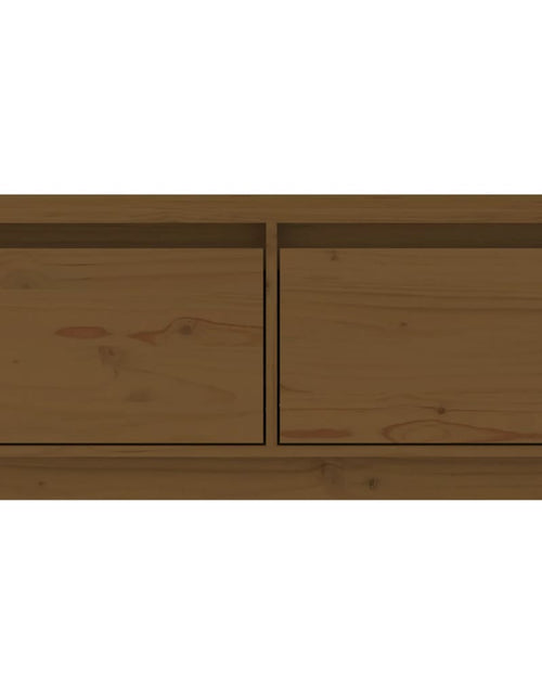 Загрузите изображение в средство просмотра галереи, Măsuță de cafea, maro miere, 80x50x35 cm, lemn masiv de pin Lando - Lando
