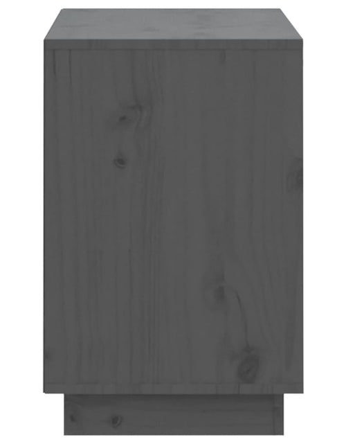 Încărcați imaginea în vizualizatorul Galerie, Pantofar, gri, 110x34x52 cm, lemn masiv de pin - Lando
