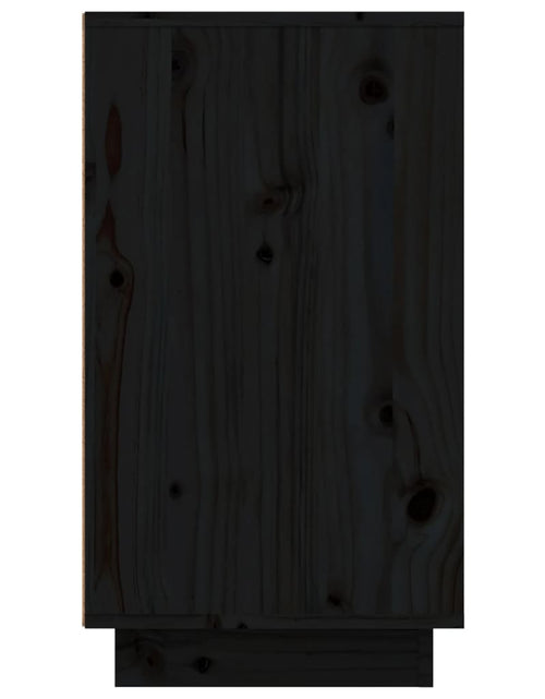 Încărcați imaginea în vizualizatorul Galerie, Pantofar, negru, 110x34x61 cm, lemn masiv de pin - Lando

