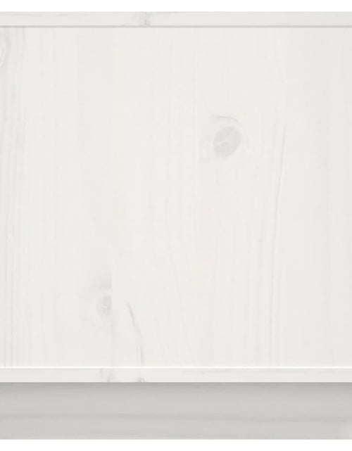 Încărcați imaginea în vizualizatorul Galerie, Comodă TV, alb, 156x40x40 cm, lemn masiv de pin Lando - Lando
