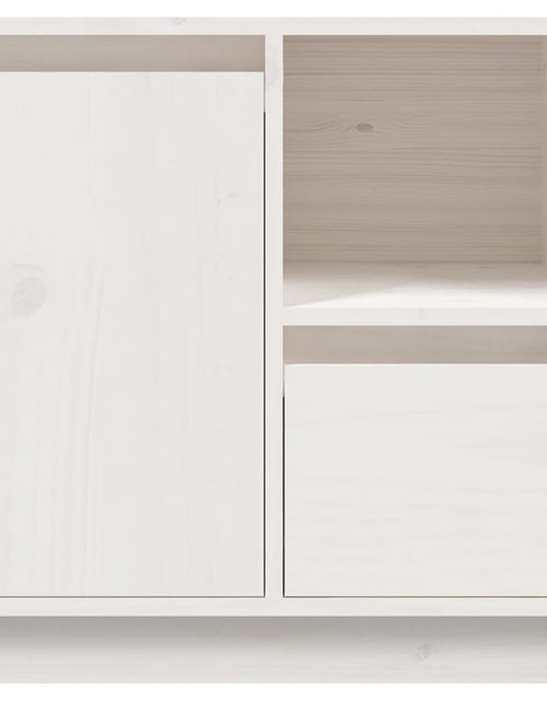 Încărcați imaginea în vizualizatorul Galerie, Noptiere, 2 buc., alb, 50x34x50 cm, lemn masiv de pin - Lando

