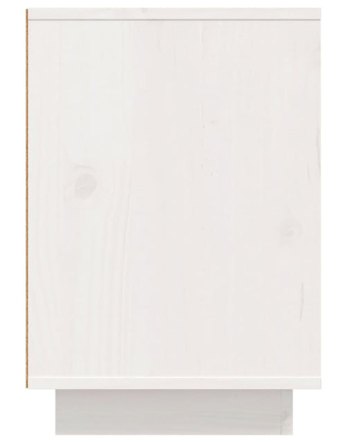 Загрузите изображение в средство просмотра галереи, Noptiere, 2 buc., alb, 50x34x50 cm, lemn masiv de pin - Lando

