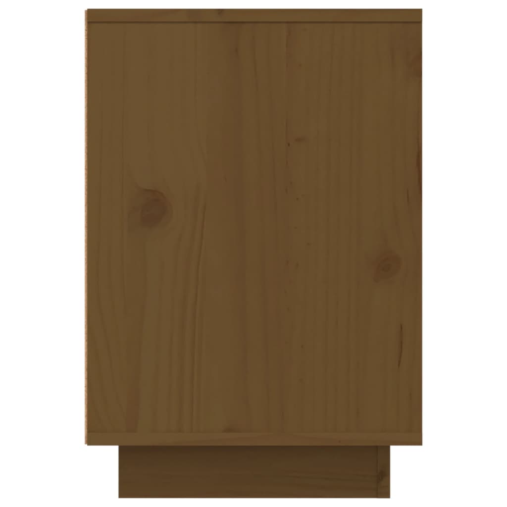 Noptiere, 2 buc., maro miere, 50x34x50 cm, lemn masiv de pin - Lando
