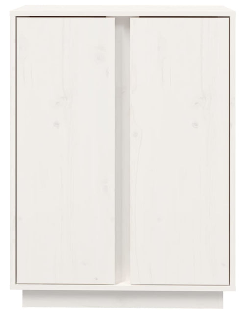 Загрузите изображение в средство просмотра галереи, Servantă, alb, 60x35x80 cm, lemn masiv de pin Lando - Lando
