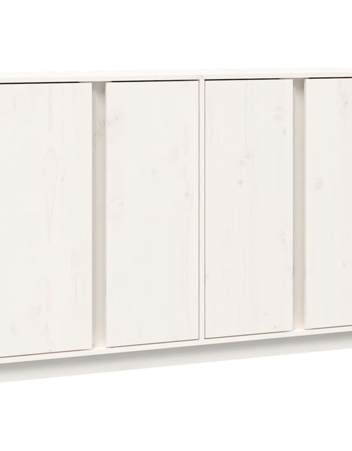 Загрузите изображение в средство просмотра галереи, Servantă, alb, 120x35x80 cm, lemn masiv de pin Lando - Lando
