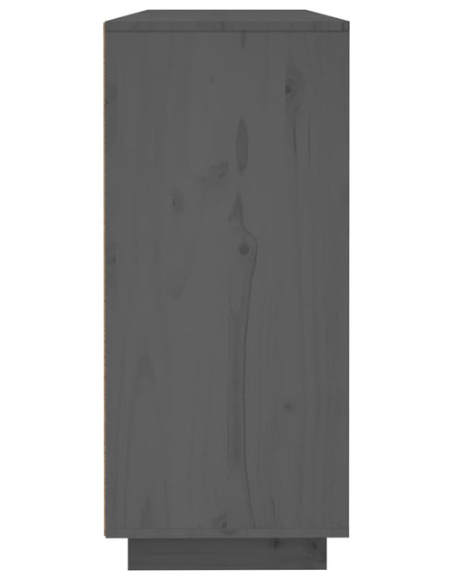 Загрузите изображение в средство просмотра галереи, Servantă, gri, 120x35x80 cm, lemn masiv de pin Lando - Lando
