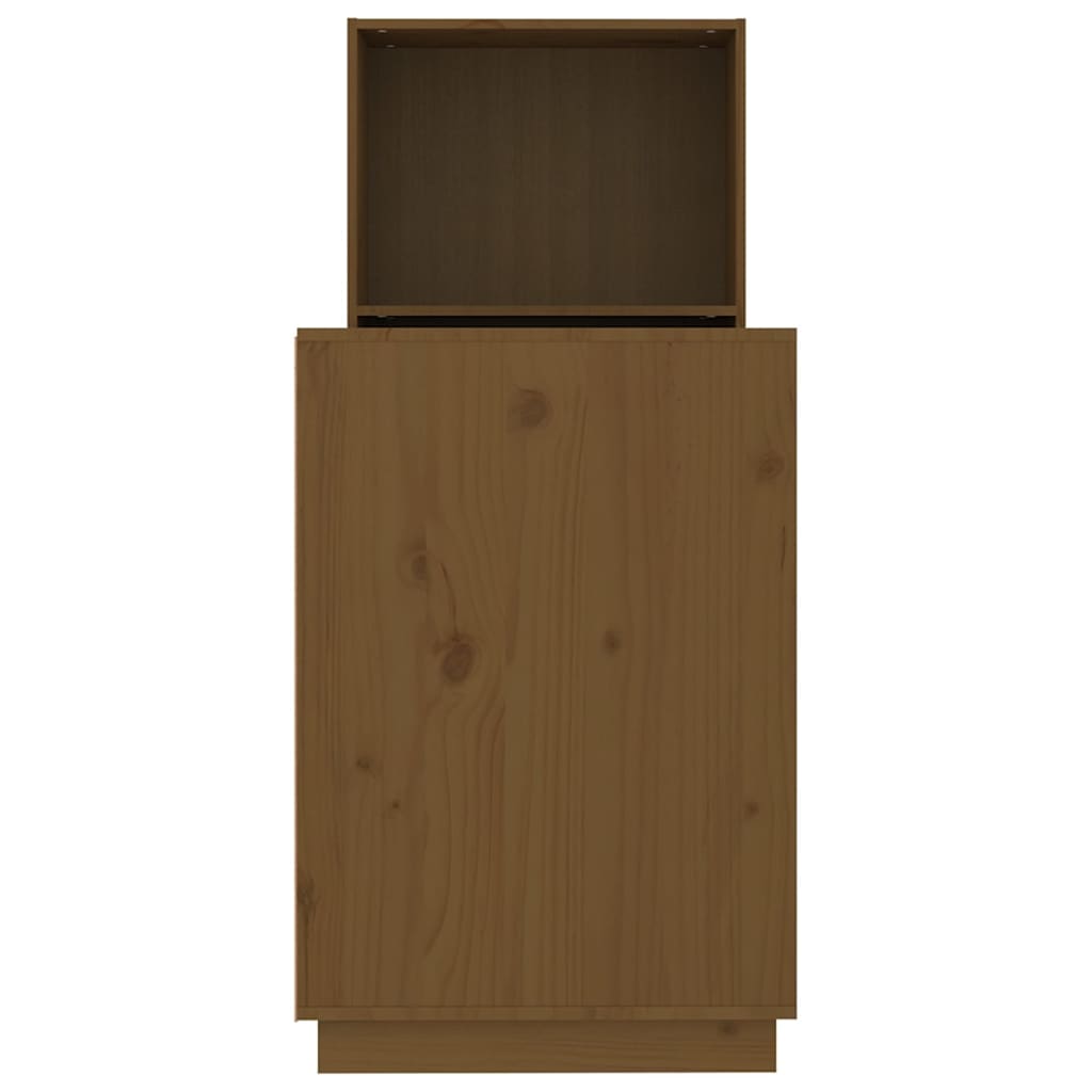 Birou, maro miere, 110x53x117 cm, lemn masiv de pin - Lando