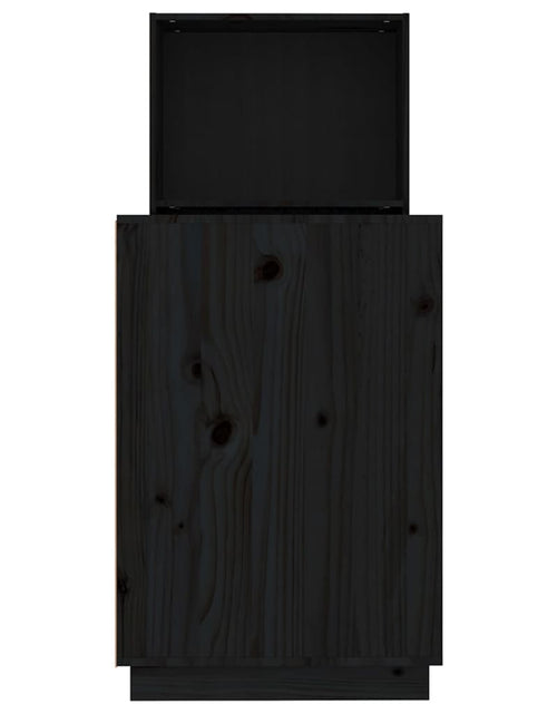 Încărcați imaginea în vizualizatorul Galerie, Birou, negru, 110x53x117 cm, lemn masiv de pin - Lando
