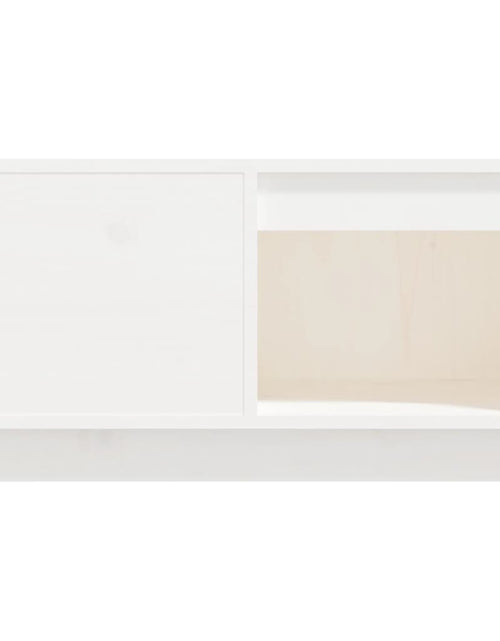 Загрузите изображение в средство просмотра галереи, Măsuță de cafea, alb, 60x61x32,5 cm, lemn masiv de pin Lando - Lando
