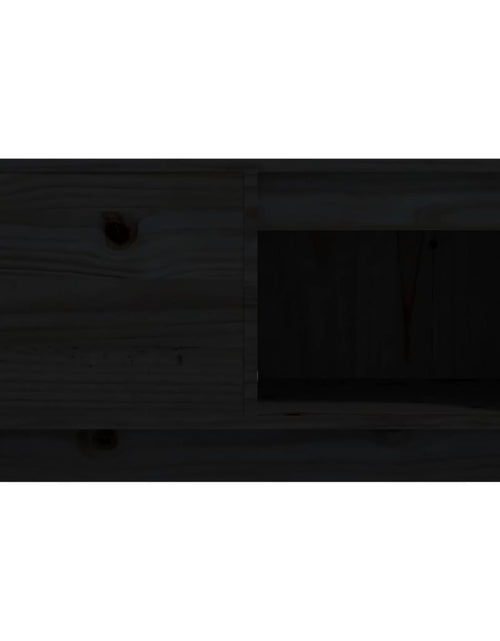 Încărcați imaginea în vizualizatorul Galerie, Măsuță de cafea, negru, 60x61x32,5 cm, lemn masiv de pin Lando - Lando
