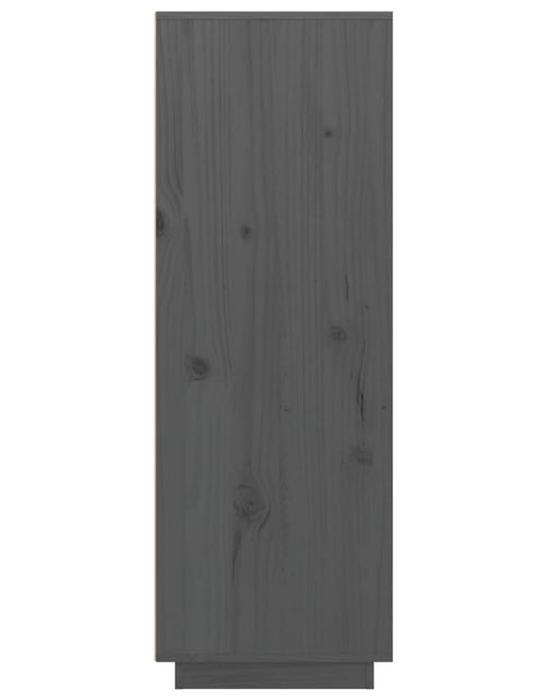 Încărcați imaginea în vizualizatorul Galerie, Dulap înalt, gri, 60x40x116,5 cm, lemn masiv de pin Lando - Lando
