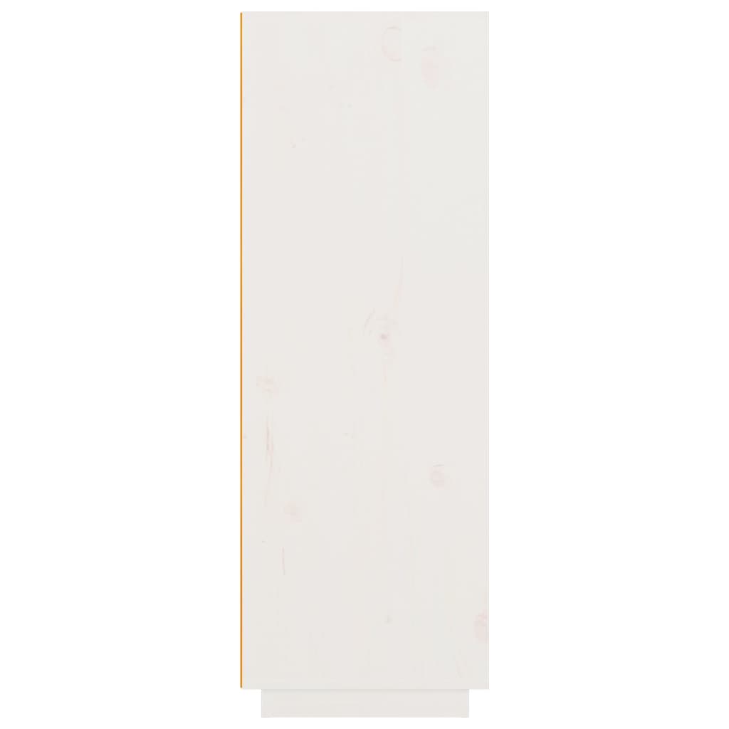 Dulap înalt, alb, 89x40x116,5 cm, lemn masiv de pin Lando - Lando