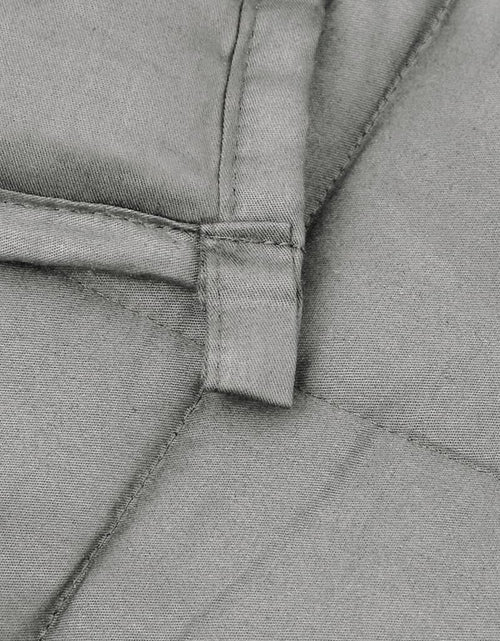 Încărcați imaginea în vizualizatorul Galerie, Pătură cu greutăți, gri, 138x200 cm, 6 kg, material textil Lando - Lando
