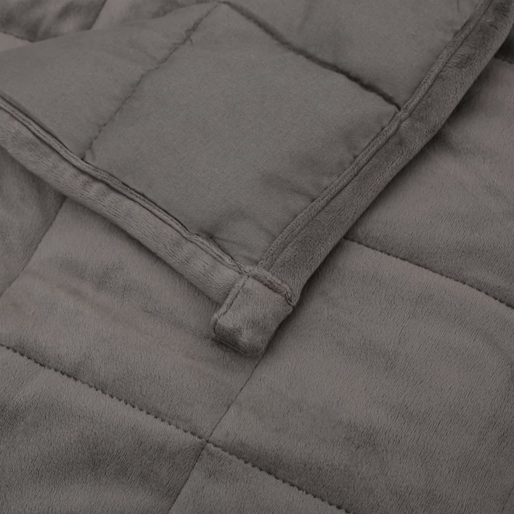 Pătură anti-stres, gri, 120x180 cm, 5 kg, material textil Lando - Lando