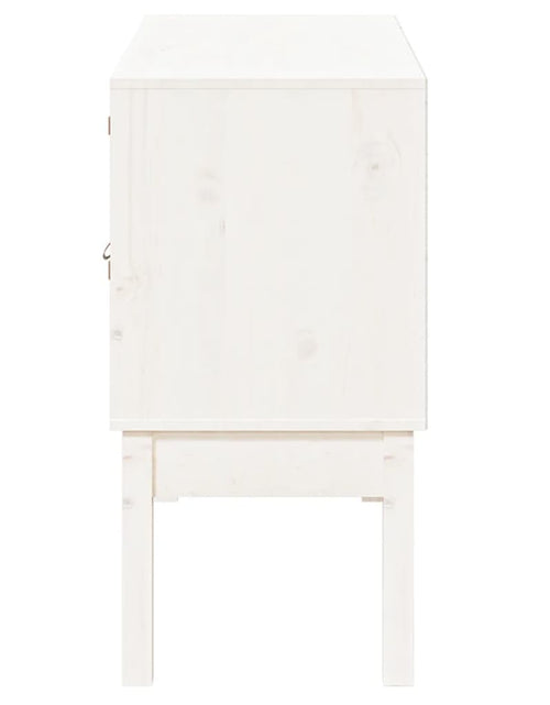 Загрузите изображение в средство просмотра галереи, Servantă, alb, 110x40x78 cm, lemn masiv de pin Lando - Lando
