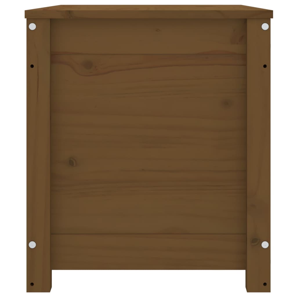 Cutie de depozitare, maro miere, 80x40x45,5 cm, lemn masiv pin - Lando