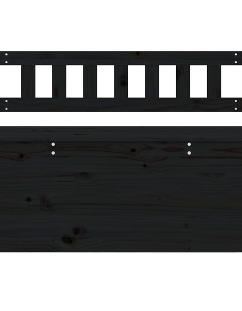 Încărcați imaginea în vizualizatorul Galerie, Bancă, negru, 110x41x76,5 cm, lemn masiv de pin - Lando
