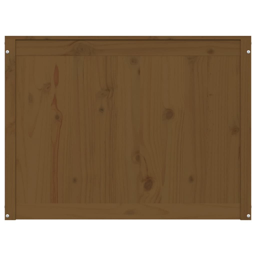 Cutie de rufe, maro miere, 88,5x44x66 cm, lemn masiv de pin Lando - Lando