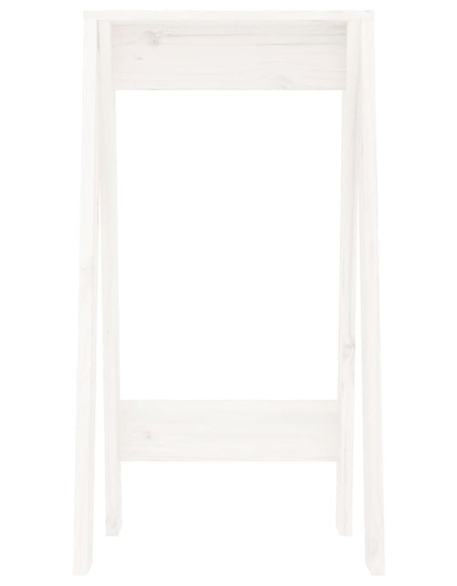 Încărcați imaginea în vizualizatorul Galerie, Scaune, 2 buc., alb, 40x40x75 cm, lemn masiv de pin Lando - Lando
