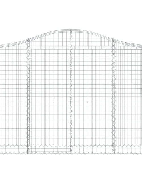 Загрузите изображение в средство просмотра галереи, Coș gabion arcuit 200x30x120/140 cm fier galvanizat Lando - Lando
