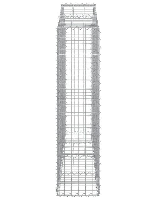 Загрузите изображение в средство просмотра галереи, Coș gabion arcuit 200x30x120/140 cm fier galvanizat Lando - Lando
