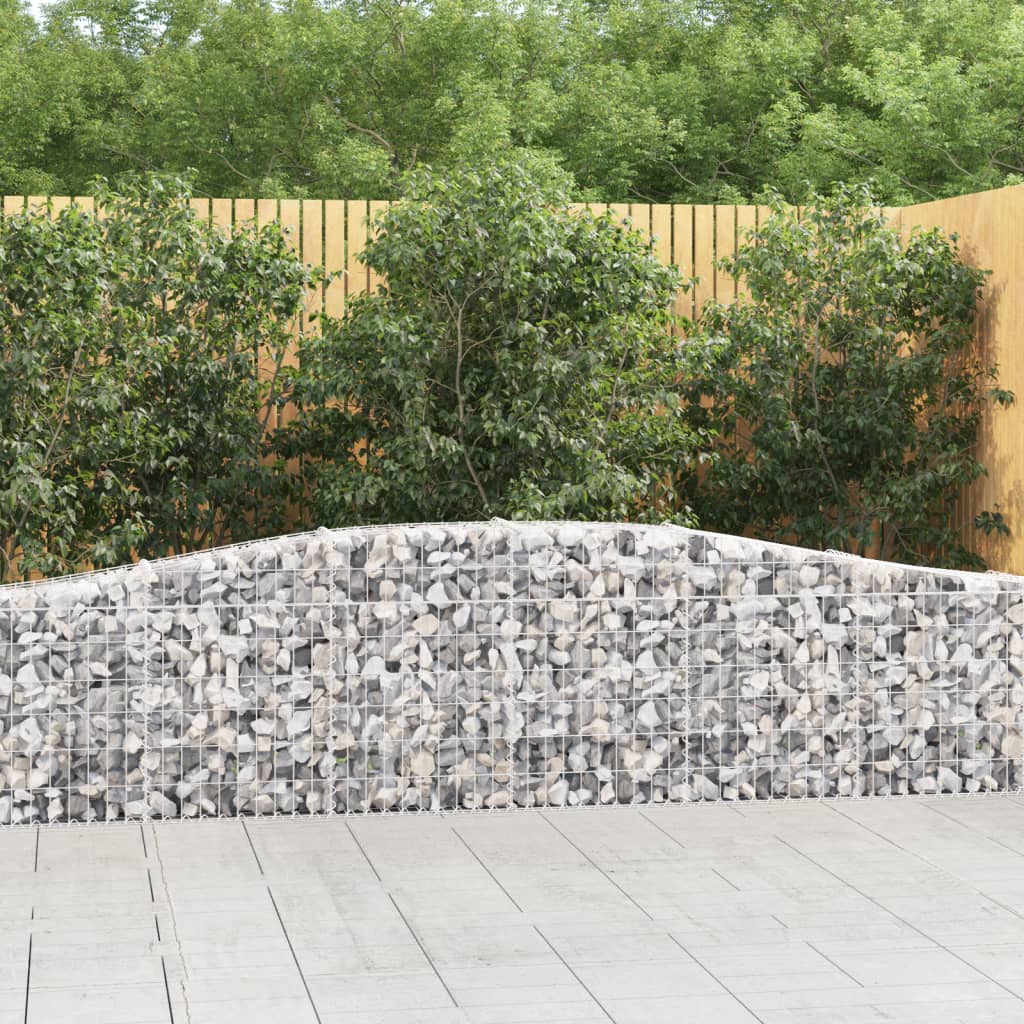 Coș gabion arcuit 400x30x60/80 cm fier galvanizat Lando - Lando