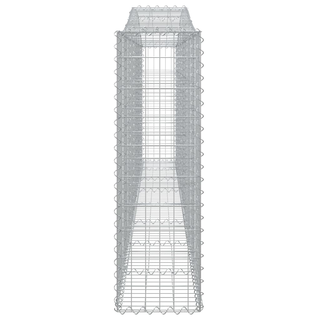 Coș gabion arcuit 400x30x100/120 cm fier galvanizat Lando - Lando