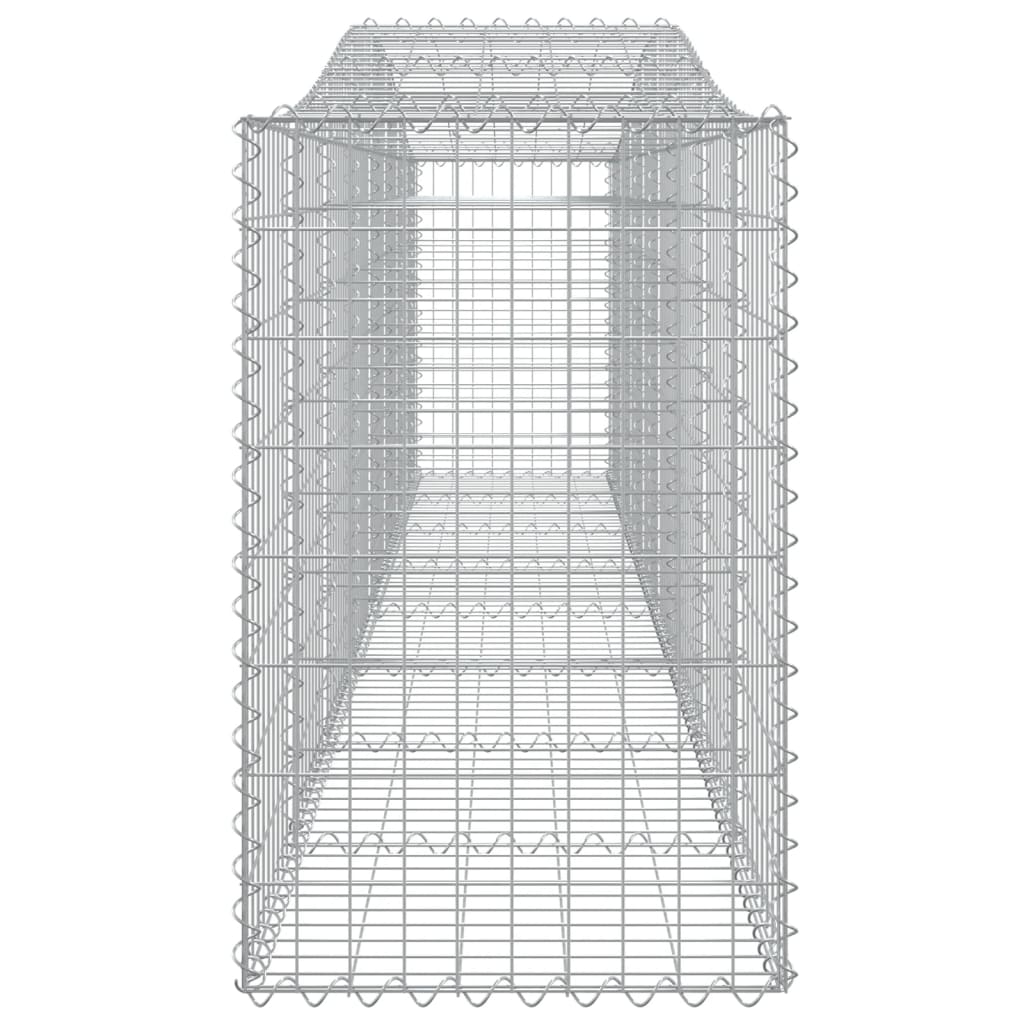 Coș gabion arcuit 400x50x80/100 cm fier galvanizat Lando - Lando