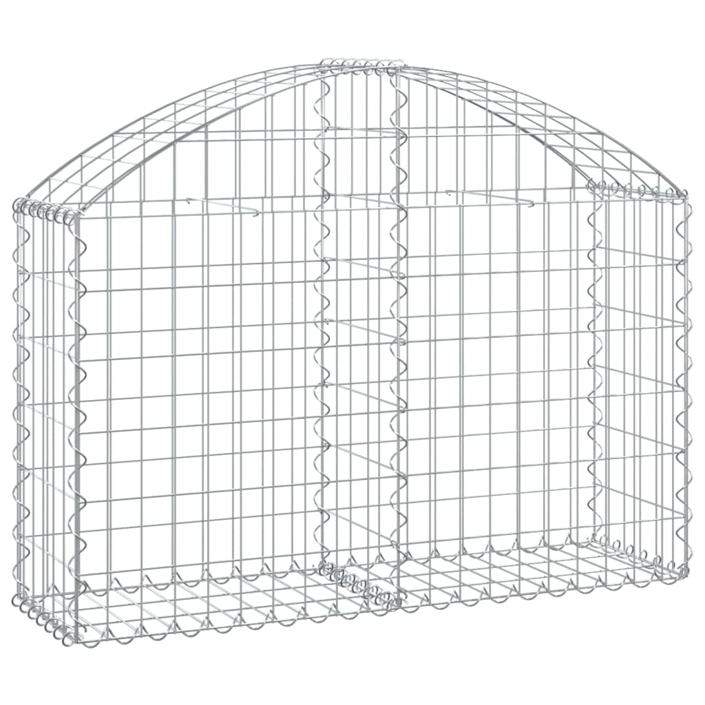 Coș gabion arcuit, 100x30x60/80 cm, fier galvanizat Lando - Lando