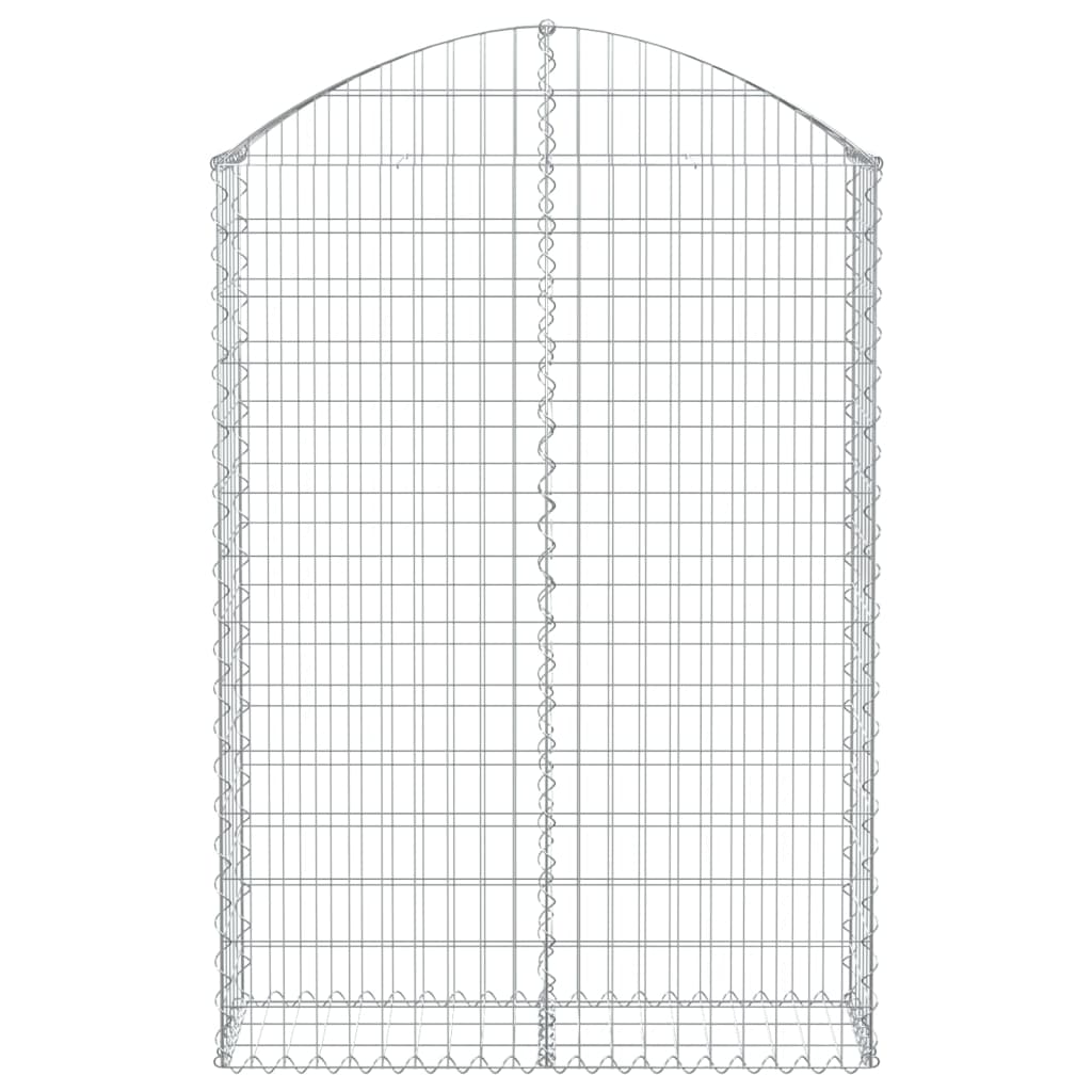 Coș gabion arcuit, 100x30x140/160 cm, fier galvanizat Lando - Lando