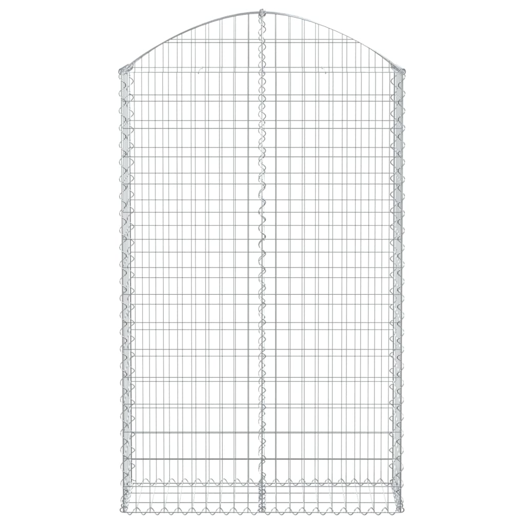 Coș gabion arcuit, 100x30x160/180 cm, fier galvanizat Lando - Lando