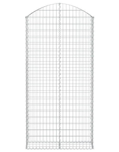 Загрузите изображение в средство просмотра галереи, Coș gabion arcuit, 100x30x200/220 cm, fier galvanizat Lando - Lando
