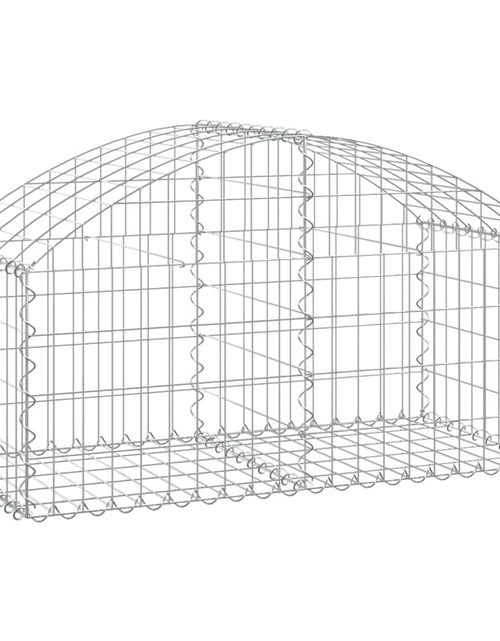 Загрузите изображение в средство просмотра галереи, Coș gabion arcuit, 100x50x40/60 cm, fier galvanizat Lando - Lando
