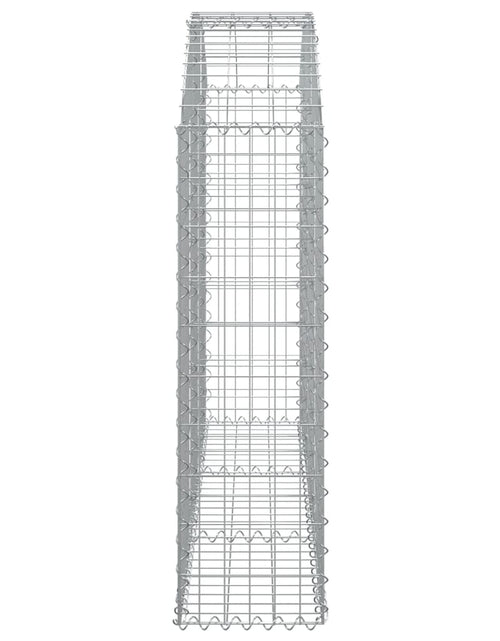 Загрузите изображение в средство просмотра галереи, Coș gabion arcuit, 150x30x100/120 cm, fier galvanizat Lando - Lando
