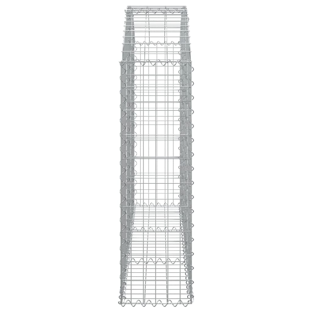 Coș gabion arcuit, 150x30x100/120 cm, fier galvanizat Lando - Lando