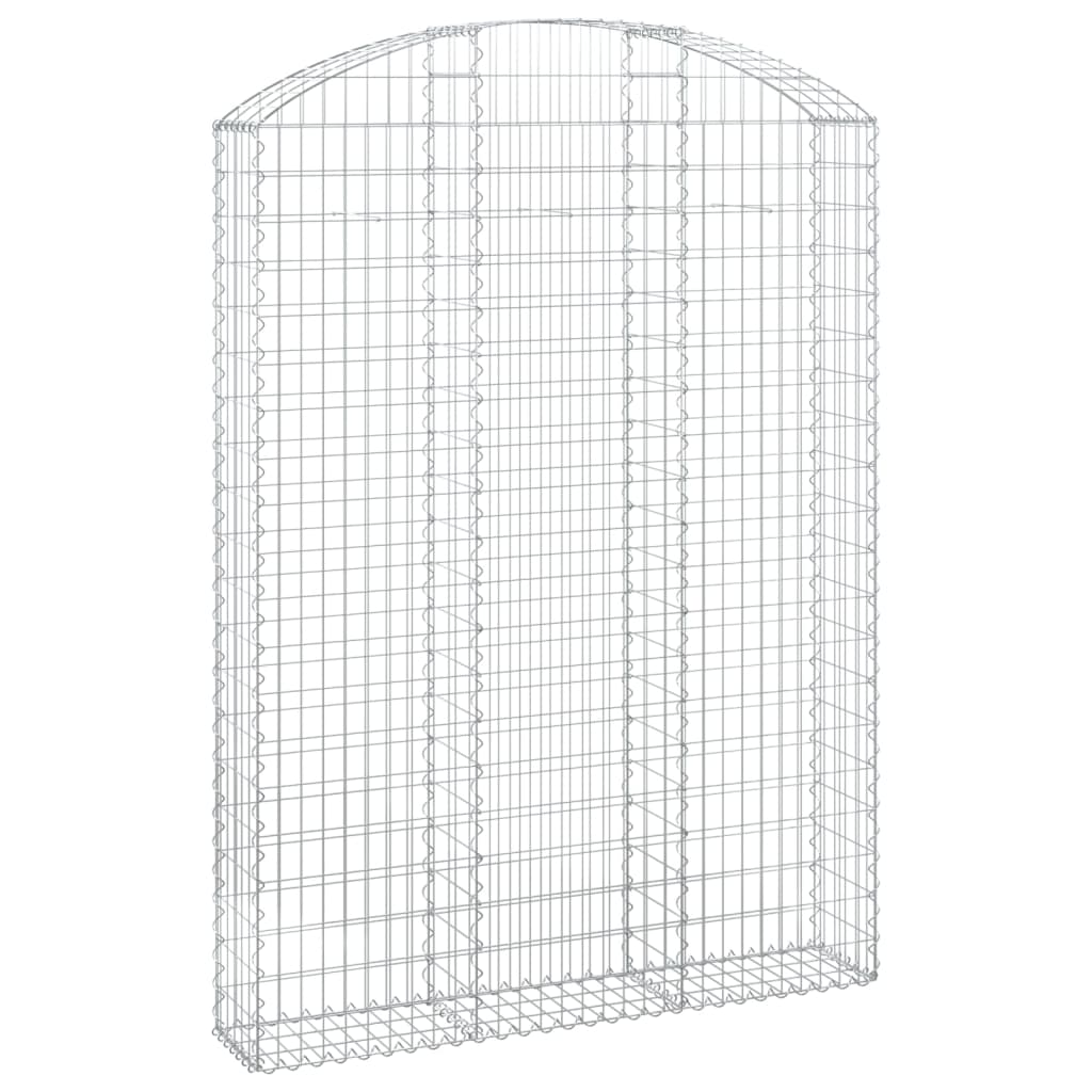 Coș gabion arcuit, 150x30x200/220 cm, fier galvanizat Lando - Lando