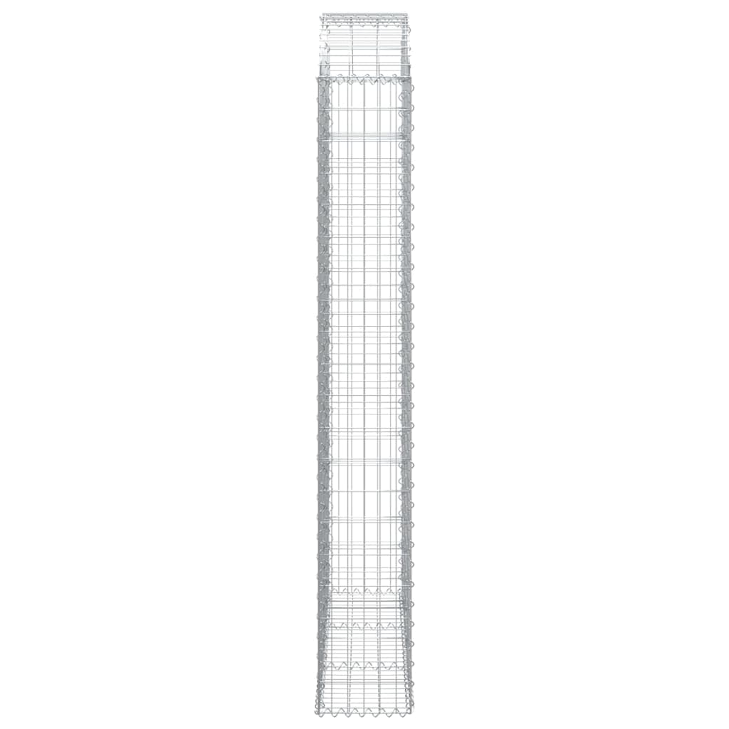 Coș gabion arcuit, 150x30x200/220 cm, fier galvanizat Lando - Lando