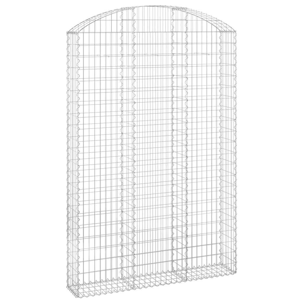 Coș gabion arcuit, 150x30x220/240 cm, fier galvanizat Lando - Lando